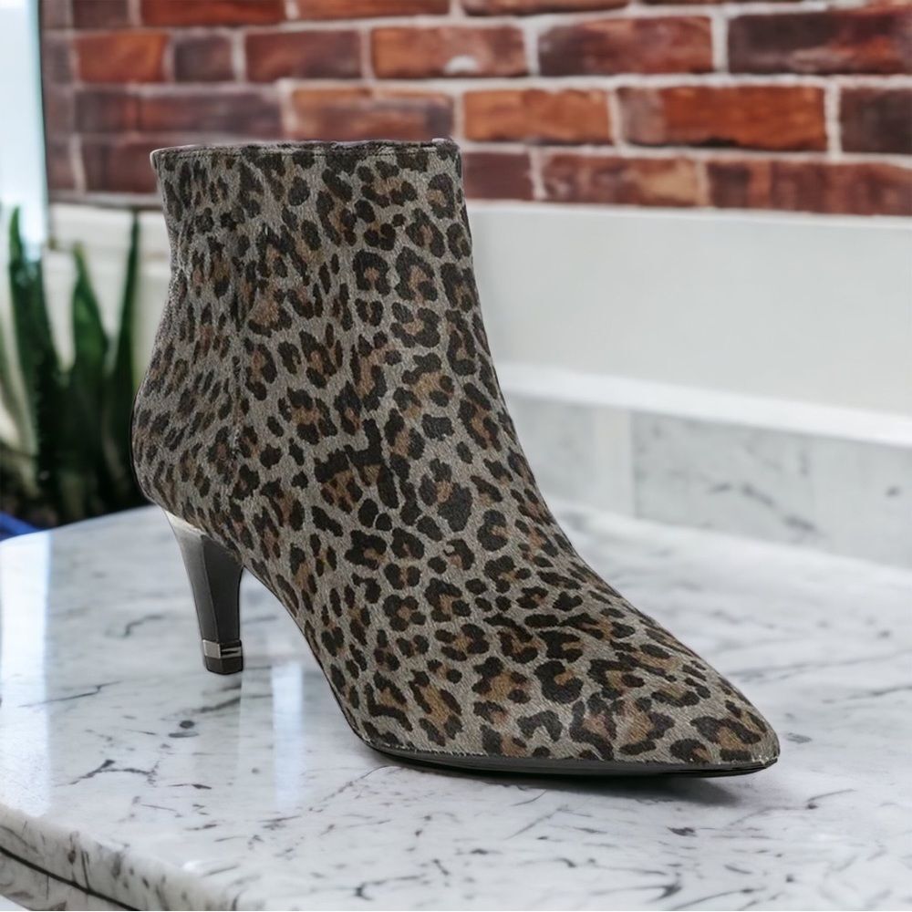 LAST ONE! Preston & York DELORES Leopard Print Calf Hair Boot